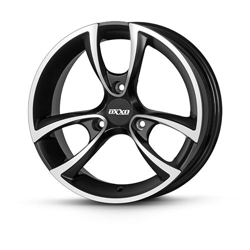 OXXO WHEELS TRIAS BLACK schwarzmatt poliert 5.0Jx15 3x112 ET20