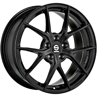 SPARCO PODIO gloss black 8.5Jx19 5x114.3 ET45