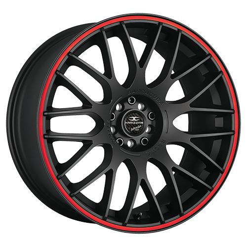 BARRACUDA KARIZZMA mattblack puresports color trim rot 8.5Jx19 5x110+120 ET18