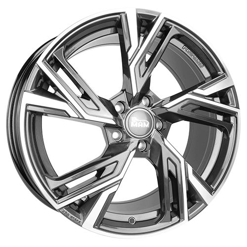 MAM MAM RS5 palladium front polished 8.5Jx20 5x108 ET40