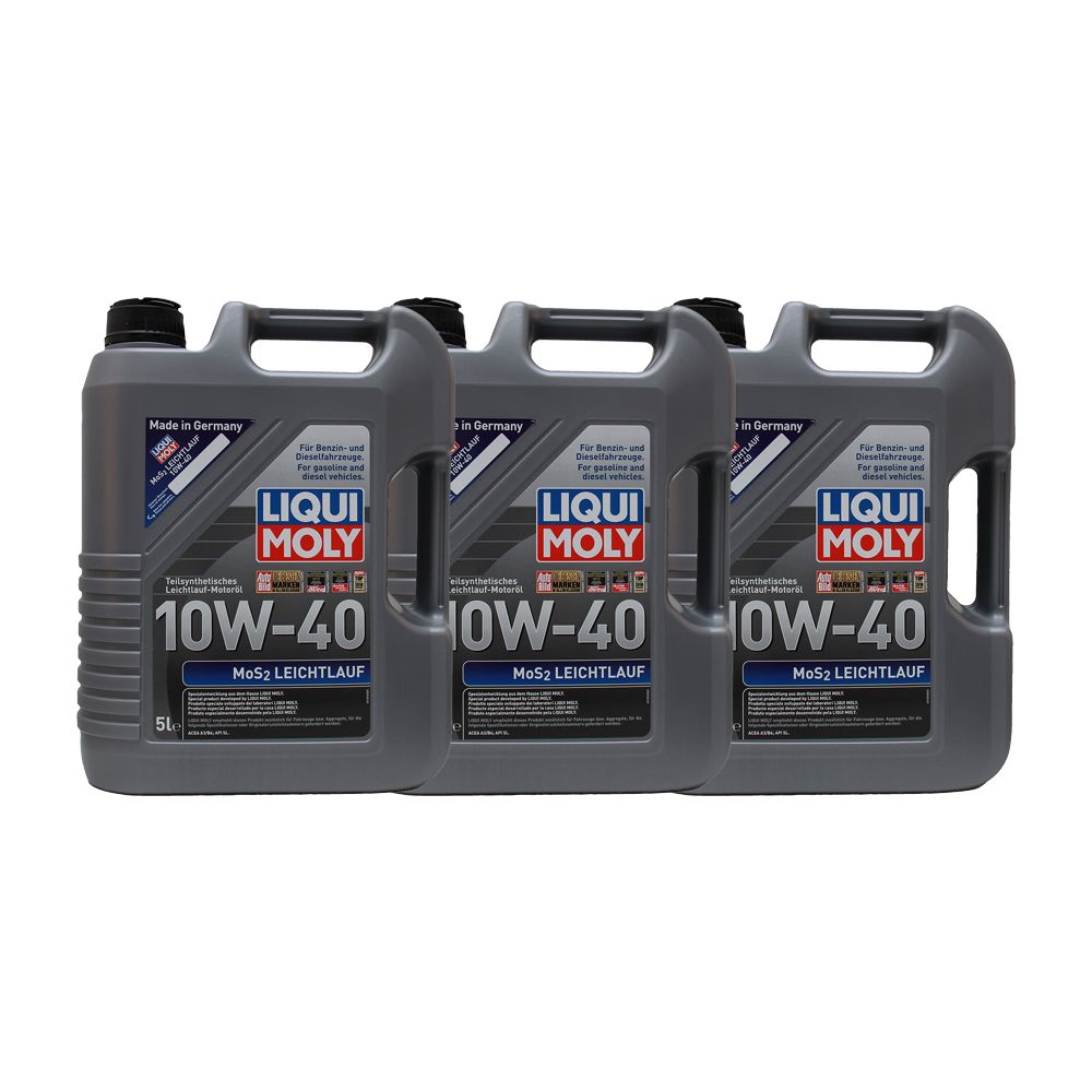 Liqui Moly MoS2 Leichtlauf 10W-40 3x5 Liter