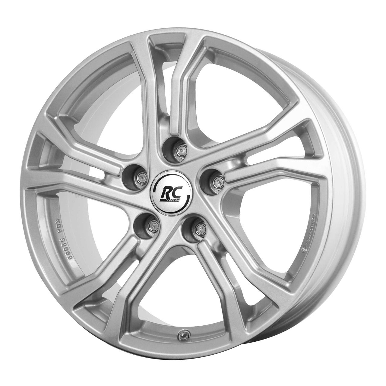 RC-DESIGN RC TDG2 kristallsilber (ks) 7.0Jx16 5x114 ET40