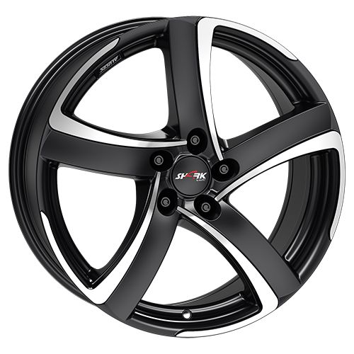 ALUTEC SHARK racingschwarz frontpoliert 7.0Jx16 5x114.3 ET38