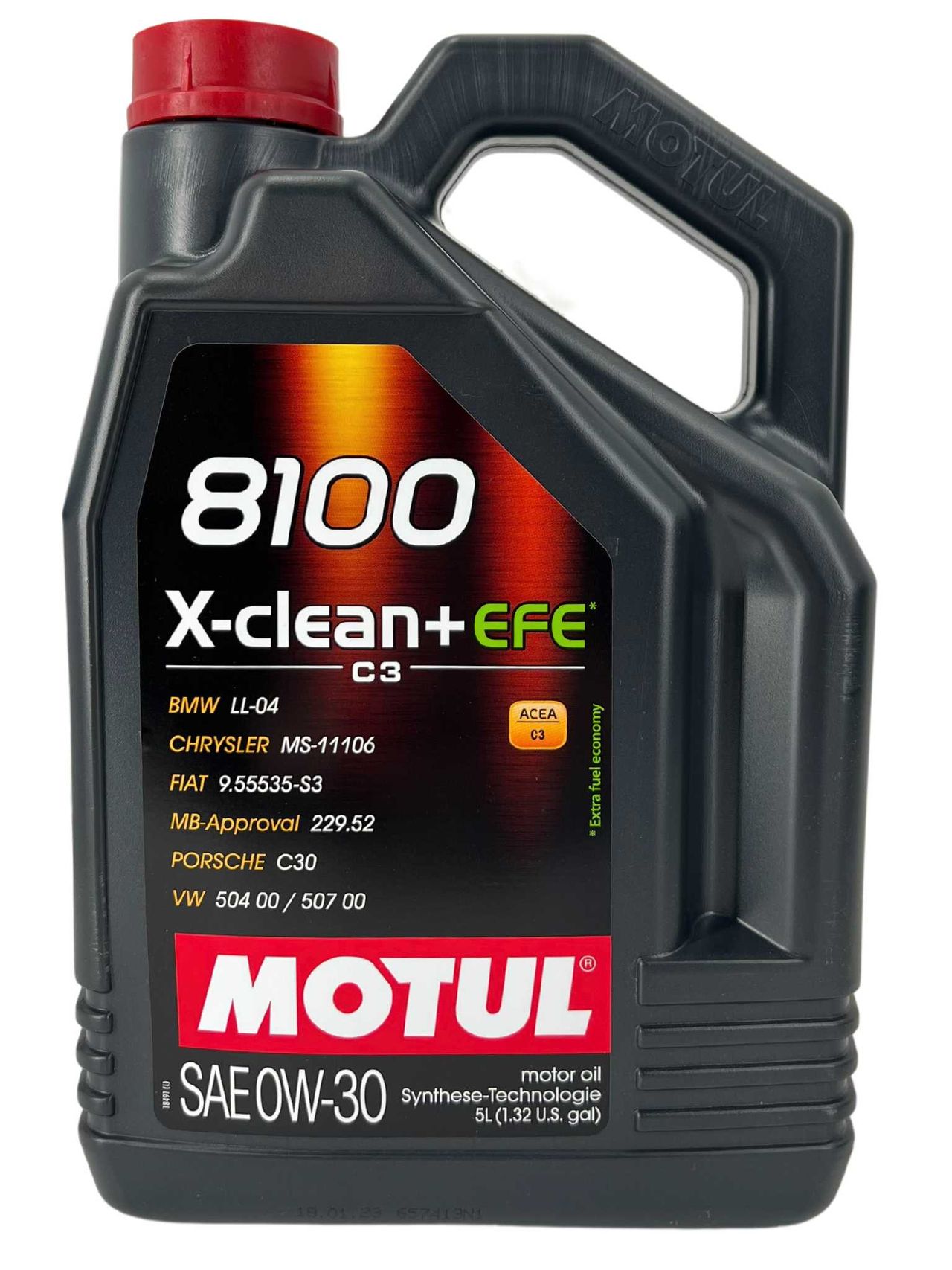 Motul 8100 X-Clean + EFE 0W-30 5 Liter