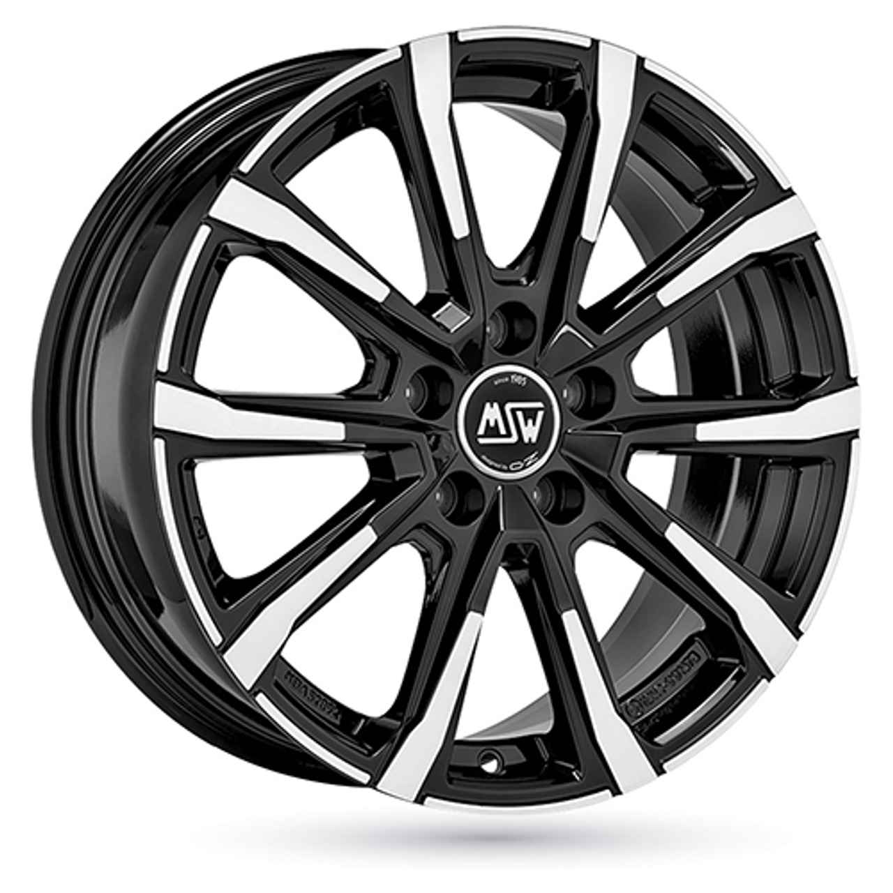 MSW (OZ) MSW 79 gloss black full polished 7.0Jx17 5x114.3 ET35