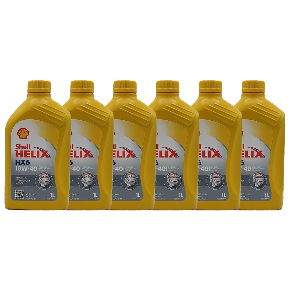 Shell Helix HX6 10W-40 6x1 Liter