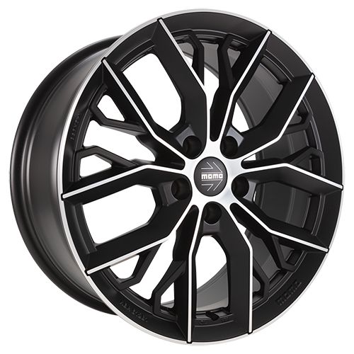 MOMO WHEELS MASSIMO black matt polish 8.0Jx18 5x112 ET40