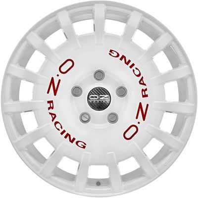 OZ RALLY RACING race white + red lettering 8.5Jx19 5x108 ET45