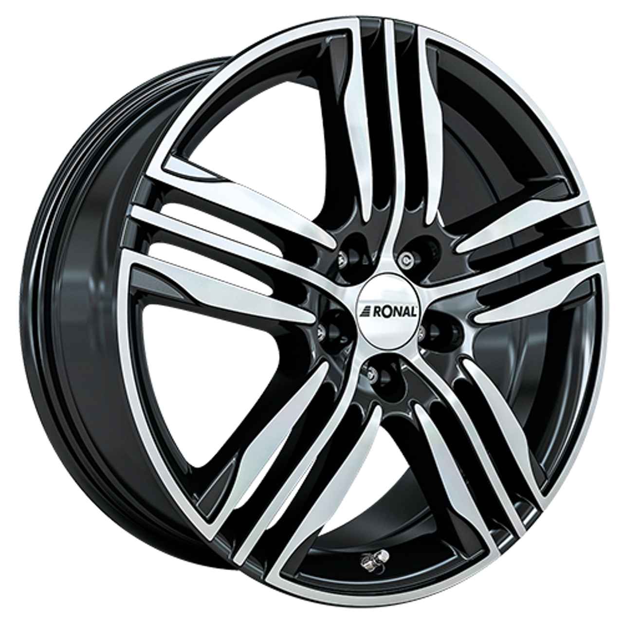 RONAL RONAL R57 schwarz-frontkopiert 7.5Jx18 4x100 ET35