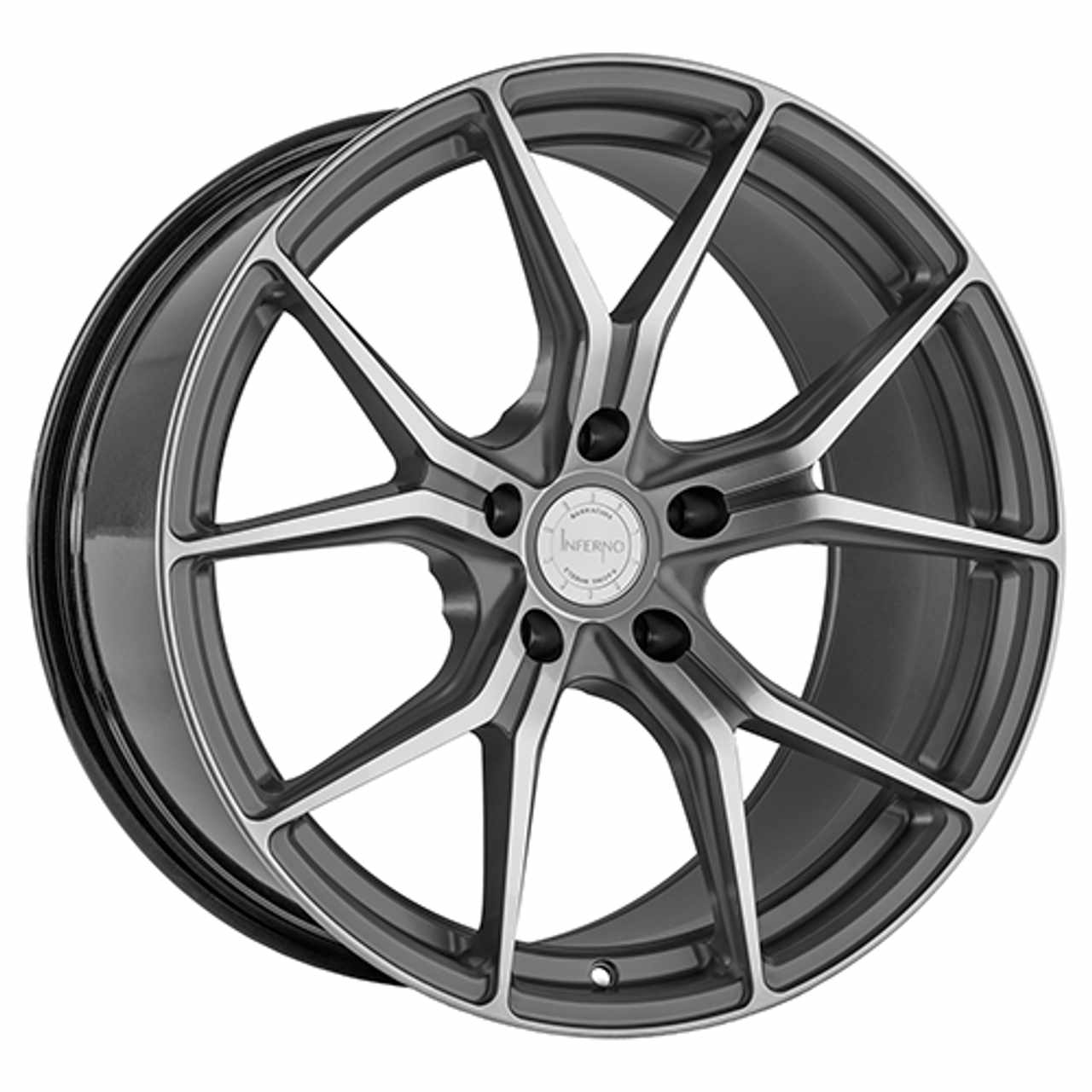 BARRACUDA INFERNO Higloss-Gunmetal-Polished 8.5Jx19 5x112 ET29