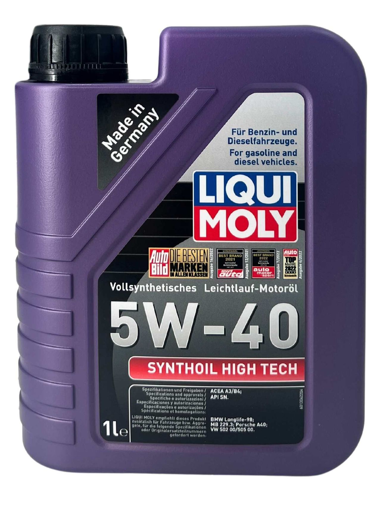 Liqui Moly Synthoil High Tech 5W-40 1 Liter