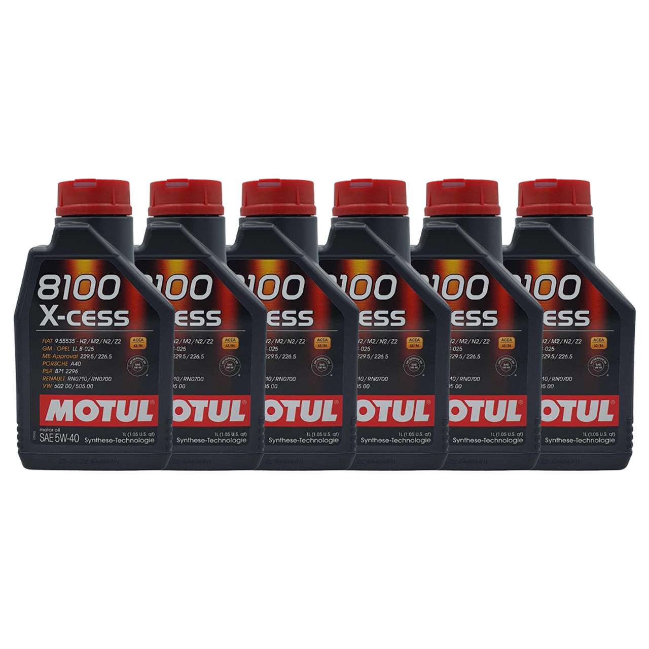 Motul 8100 X-cess GEN2 5W-40 6x1 Liter