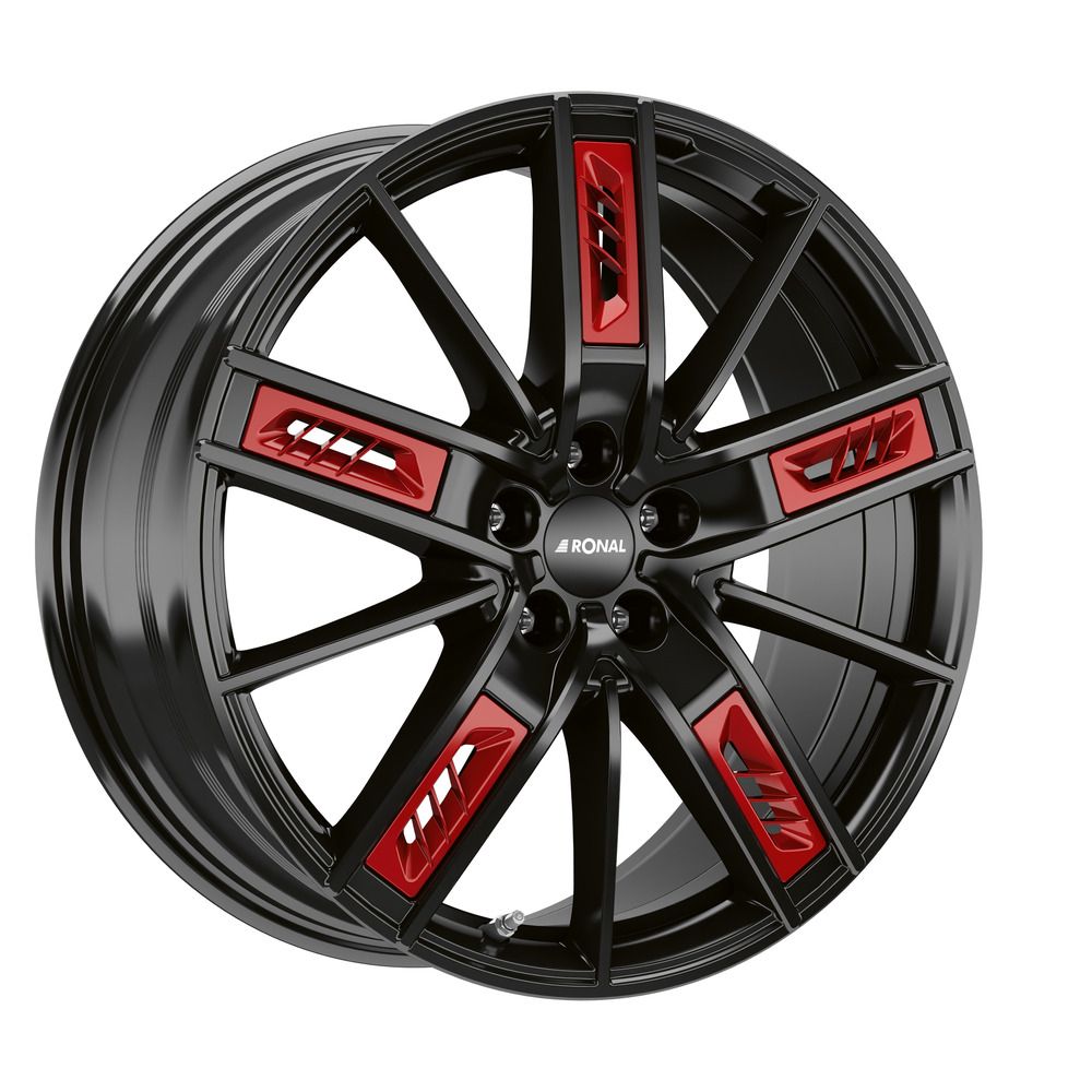 RONAL RONAL R67 RED RIGHT jetblack 8.0Jx18 5x112 ET30