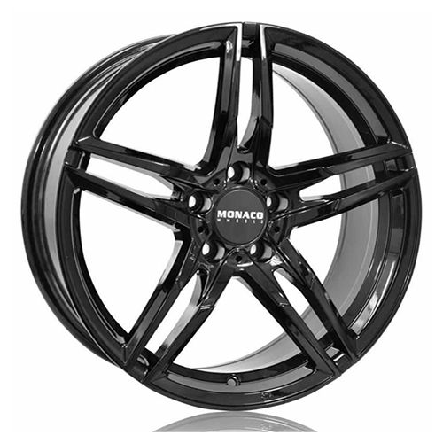 MONACO WHEELS MONACO GP1 black glossy 8.0Jx19 5x108 ET45