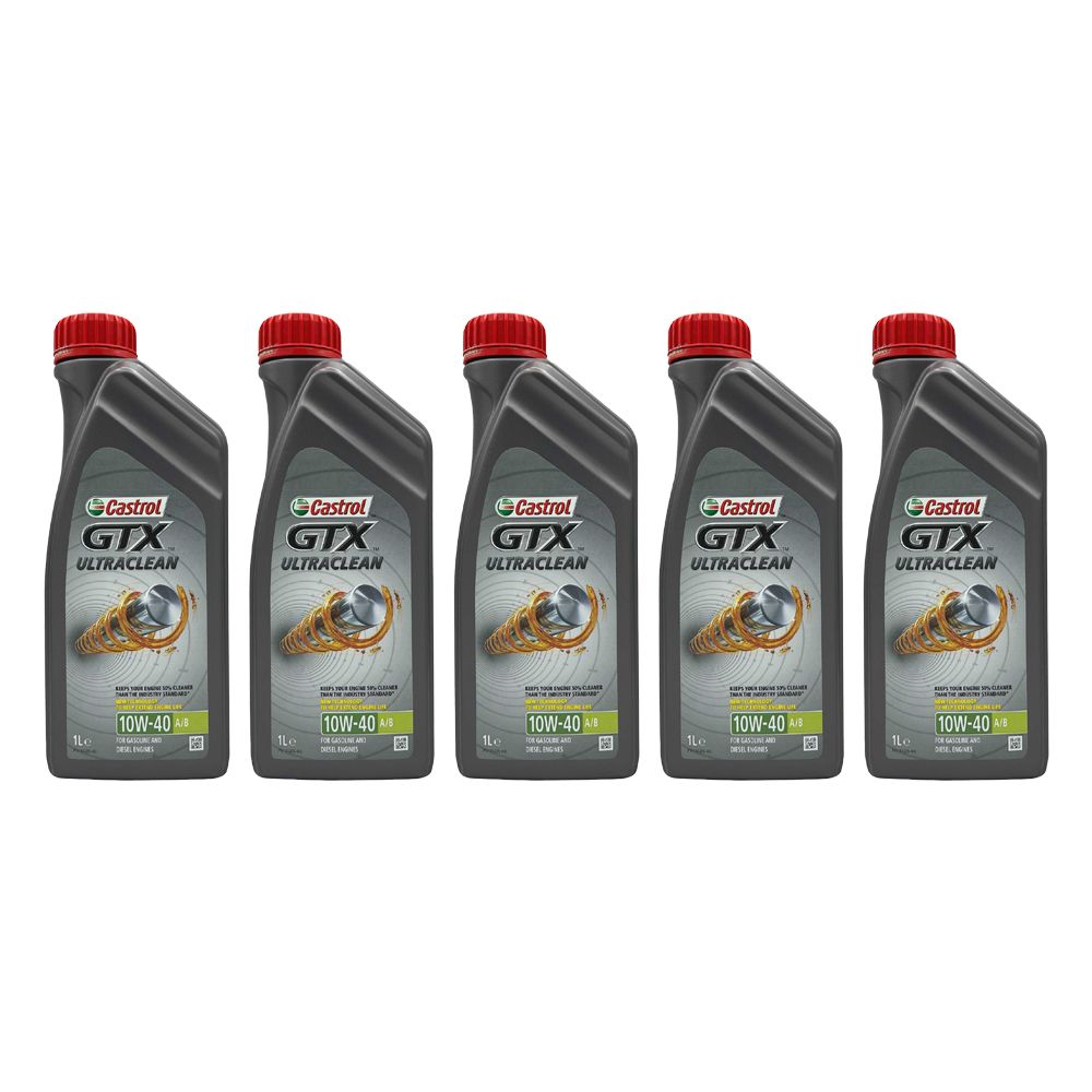 Castrol GTX Ultraclean 10W-40 A/B 5x1 Liter