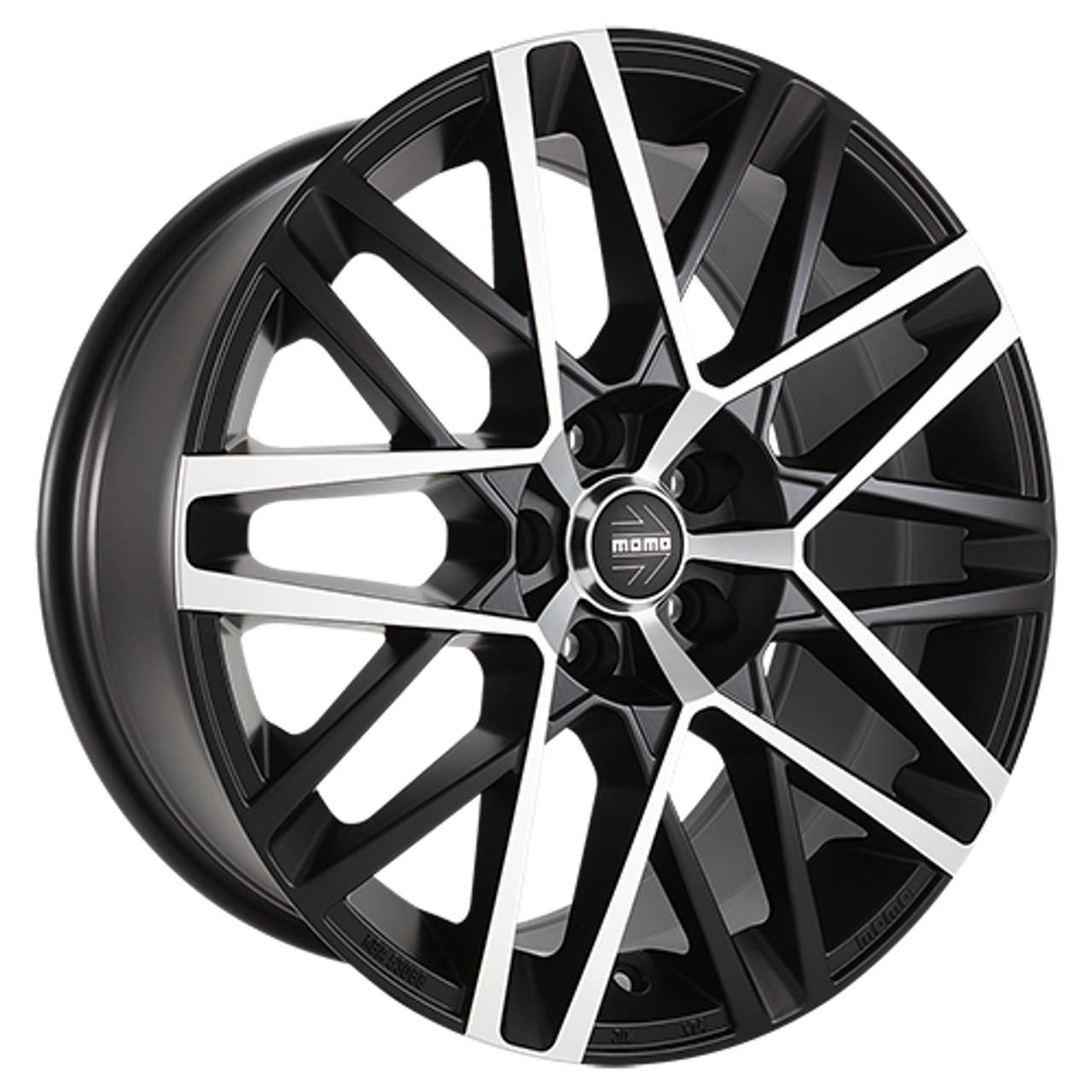 MOMO WHEELS AVENGER black matt polish 8.0Jx18 5x114.3 ET40