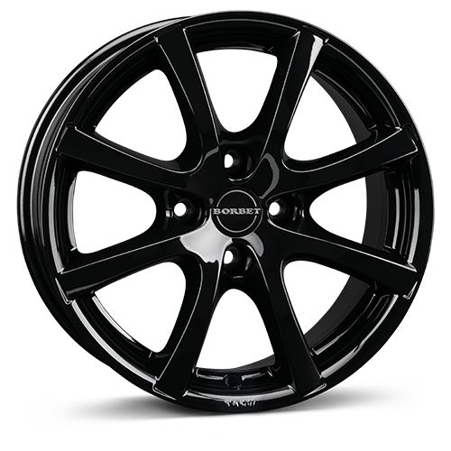 BORBET DESIGN LV4 schwarz glänzend 7.0Jx17 4x108 ET38