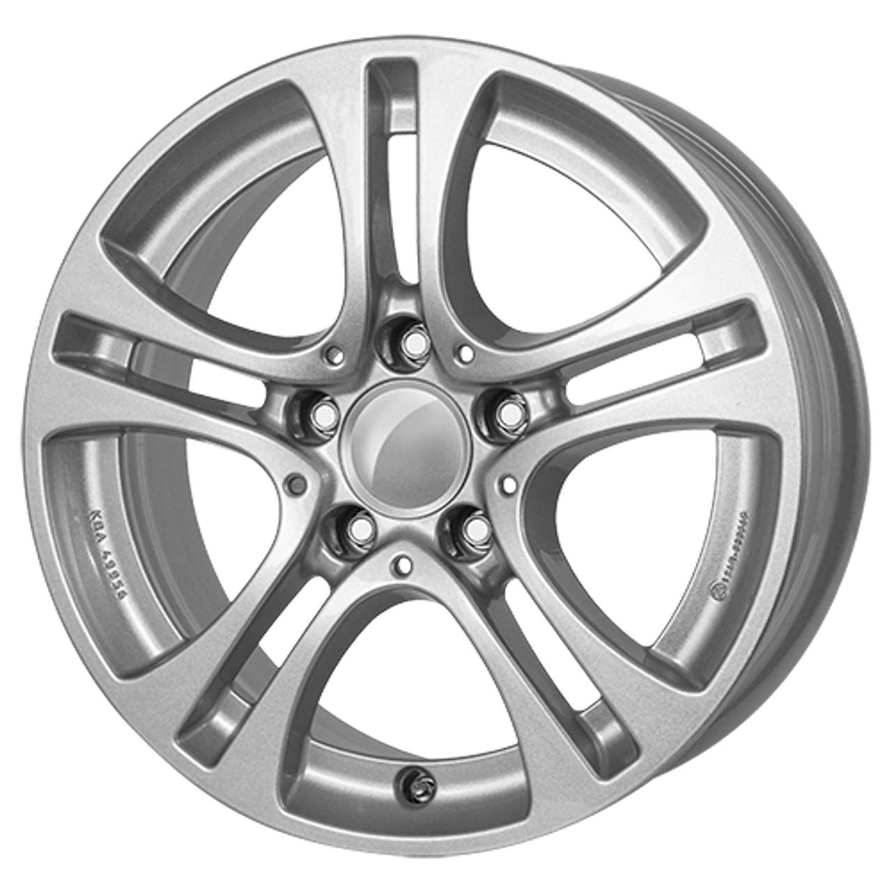 RC-DESIGN RCD16 kristallsilber 6.5Jx16 5x112 ET38