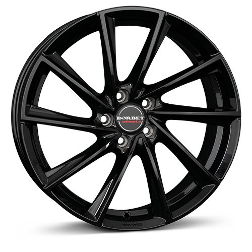 BORBET DESIGN VTX schwarz glänzend 8.0Jx18 5x108 ET45