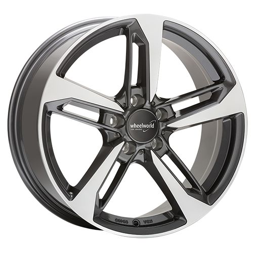 WHEELWORLD-2DRV WH36 dark gunmetal full machined 8.5Jx19 5x112 ET48