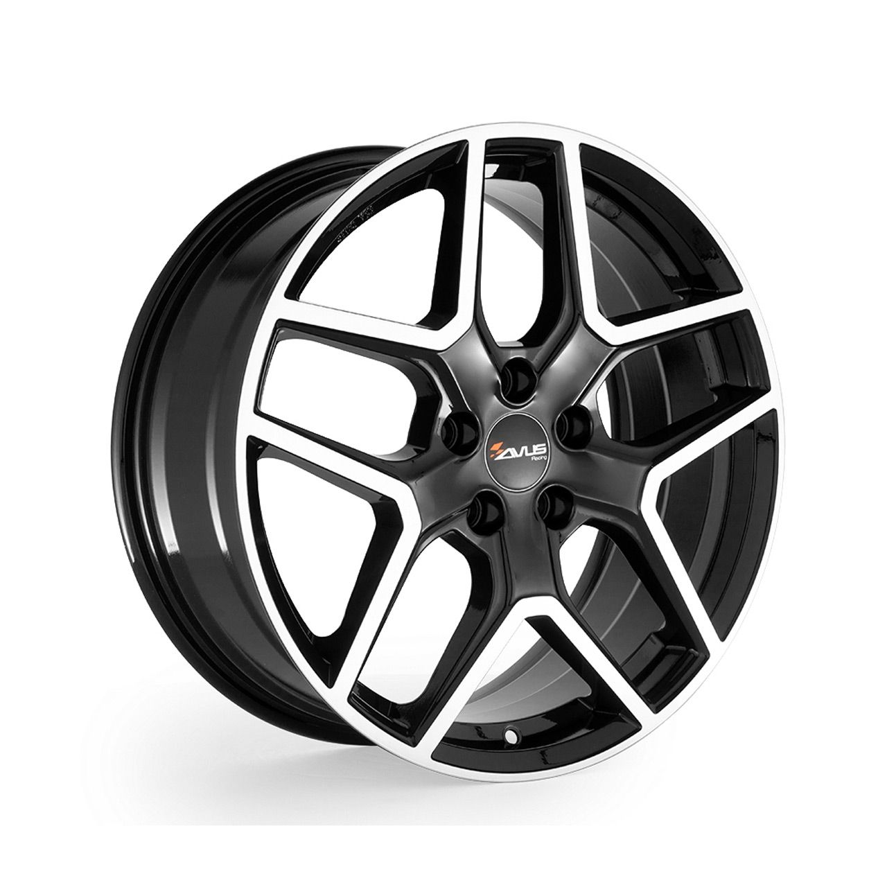 AVUS RACING AC-519 black polished 7.5Jx18 5x114 ET40