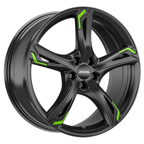 RONAL RONAL R62 GREEN jetblack 8.0Jx19 5x114.3 ET40