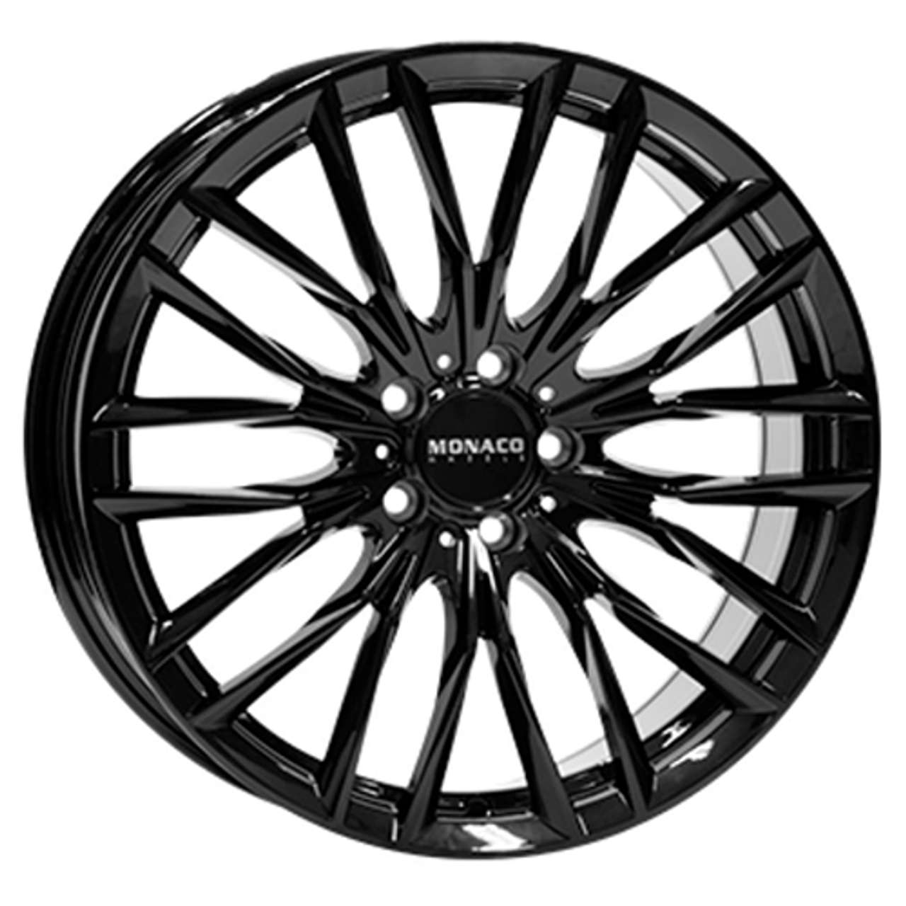 MONACO WHEELS MONACO GP2 black glossy 8.0Jx18 5x112 ET30