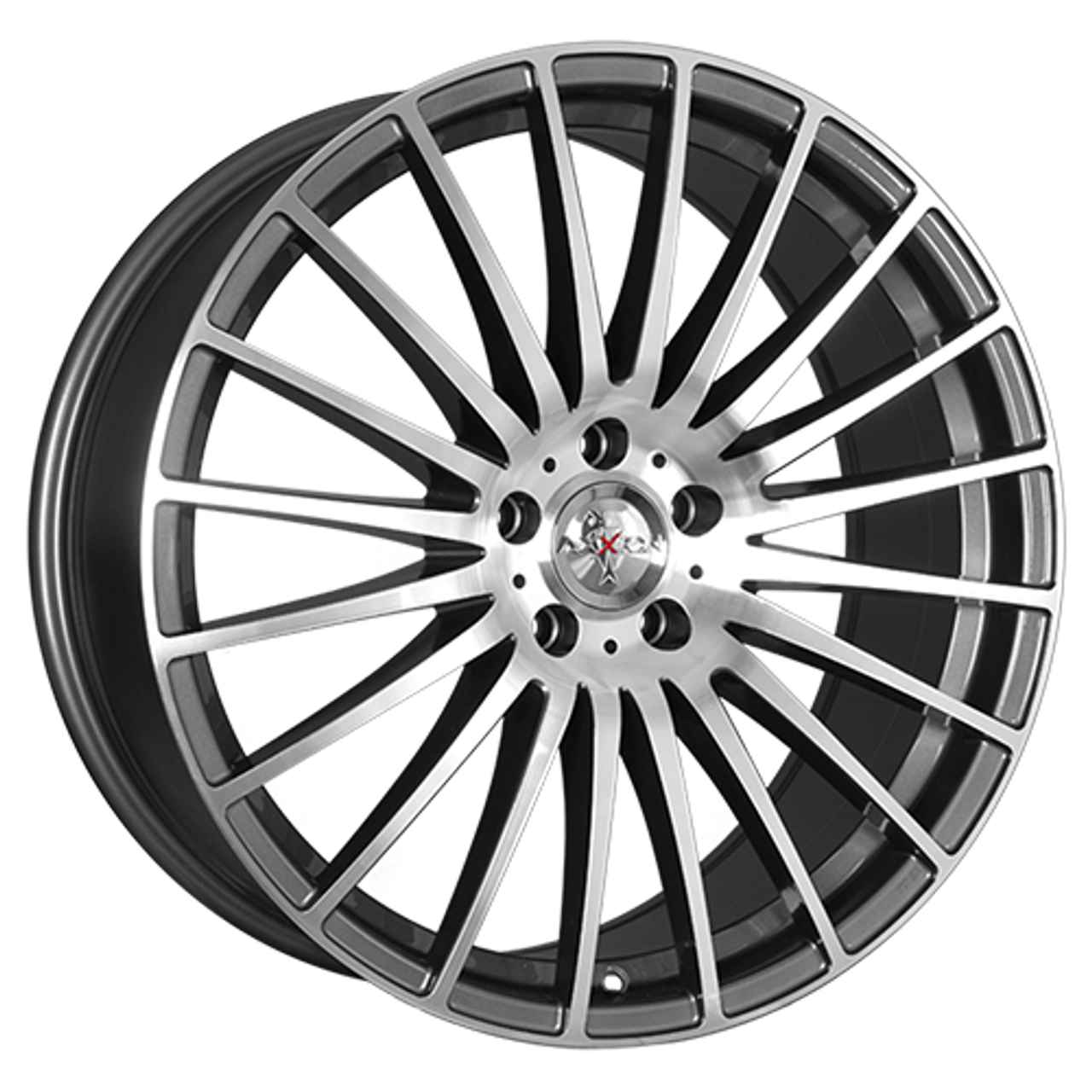 AXXION AX5 EXCESS Daytona Grau Hochglanzpoliert 9.0Jx20 5x108 ET40