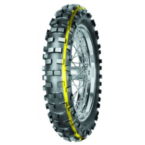 MITAS EF-05 SUPER 120/80 - 19 M/C TT 63R YELLOW STRIPE FRONT