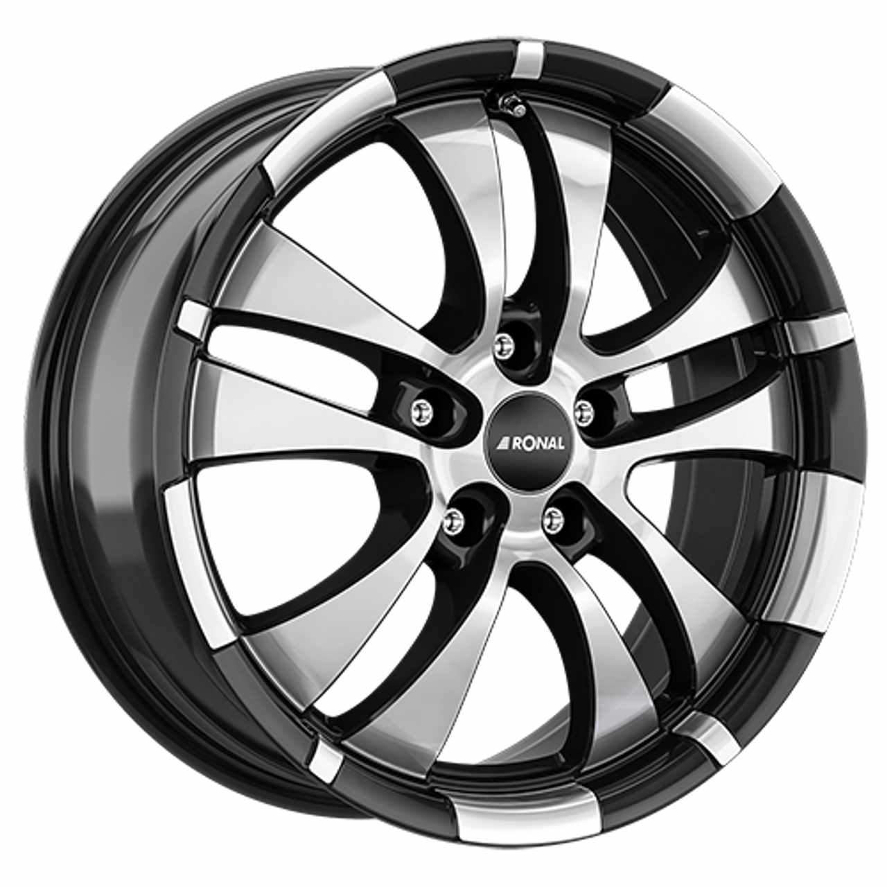 RONAL RONAL R59-5 jetblack-frontkopiert 7.0Jx16 5x100 ET38