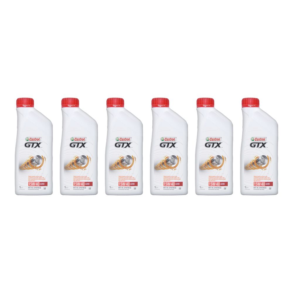 Castrol GTX 15W-40 A3/B3 6x1 Liter