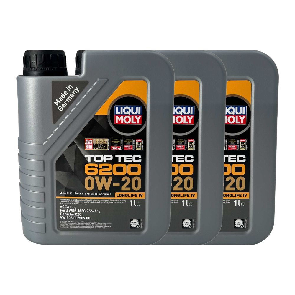 Liqui Moly Top Tec 6200 0W-20 3x1 Liter