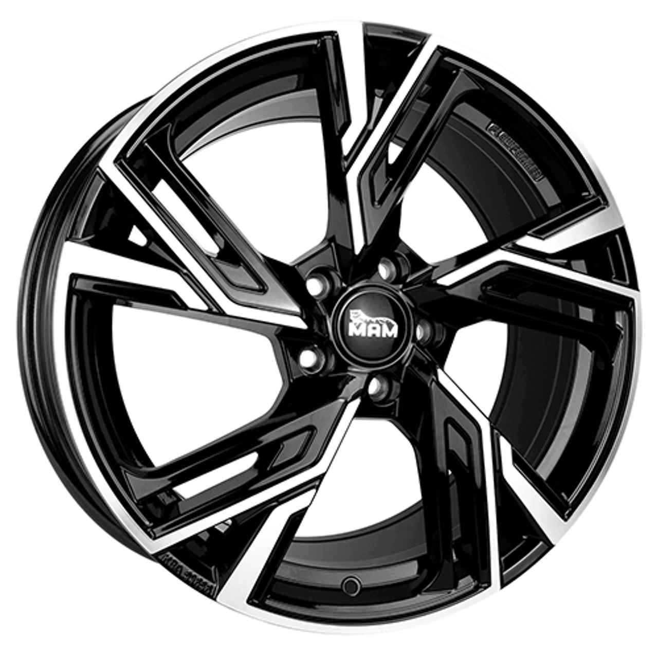 MAM MAM RS5 black front polished 8.5Jx19 5x114.3 ET40