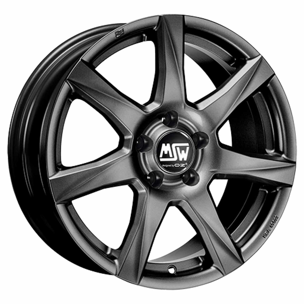 MSW (OZ) MSW 77 matt dark grey 5.0Jx14 4x100 ET45