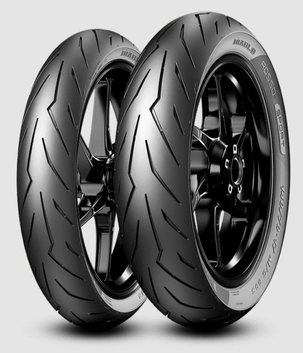 PIRELLI DIABLO ROSSO SPORT 100/80 - 17 M/C TL 52S FRONT/REAR