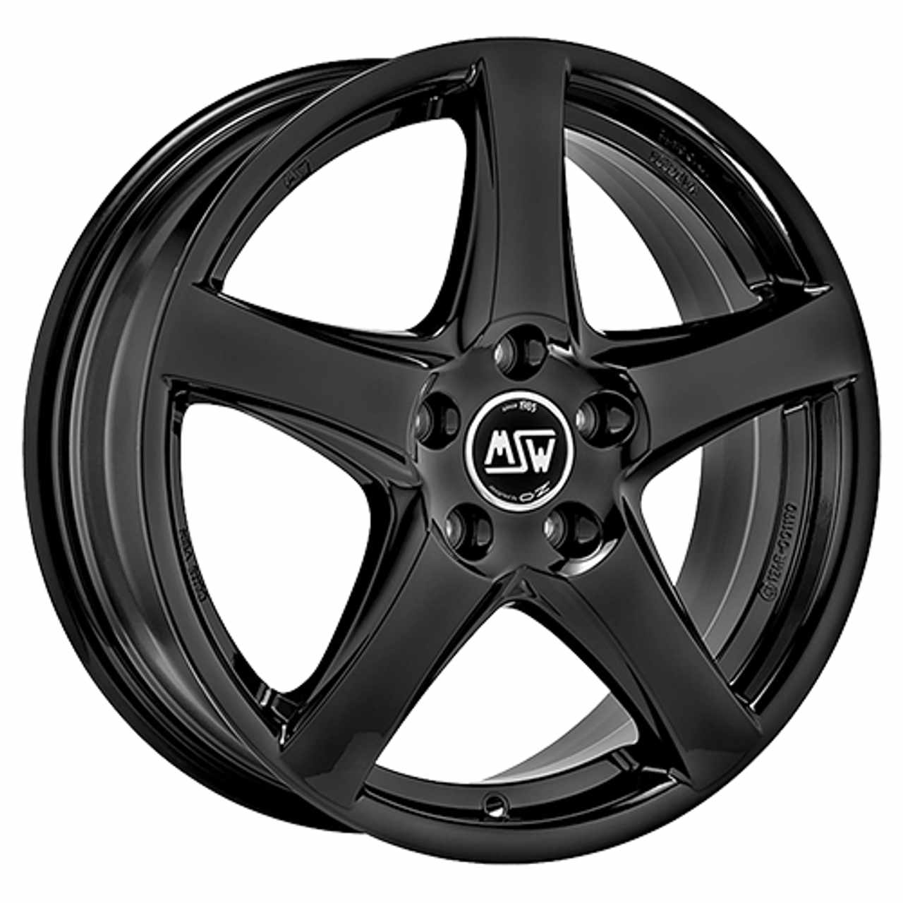 MSW (OZ) MSW 78 gloss black 6.5Jx17 5x114.3 ET46