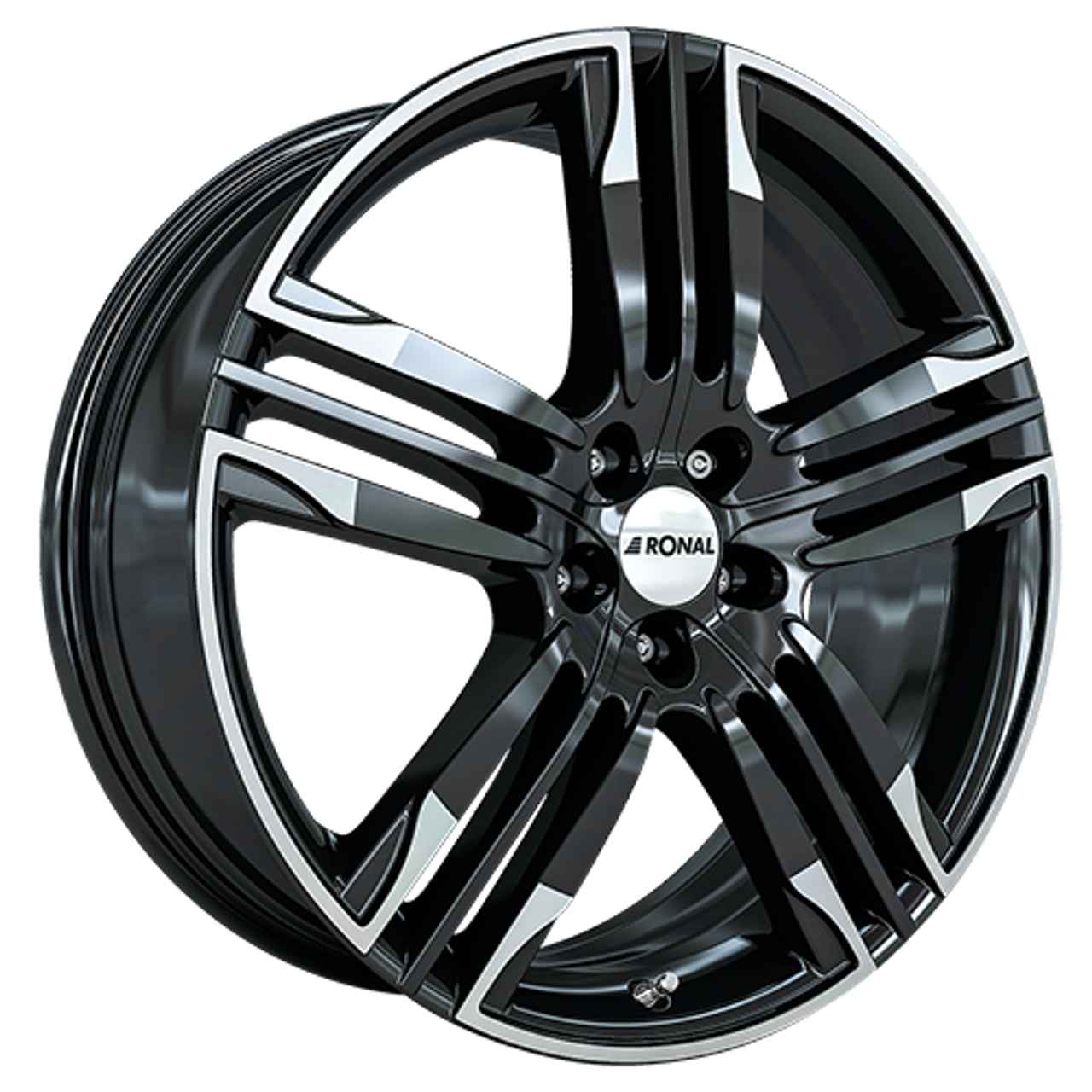 RONAL RONAL R58 schwarz-hornkopiert 8.0Jx20 5x108 ET50