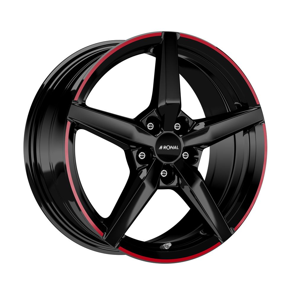 RONAL RONAL R69 MCR jetblack-red rim 8.0Jx18 5x112 ET57