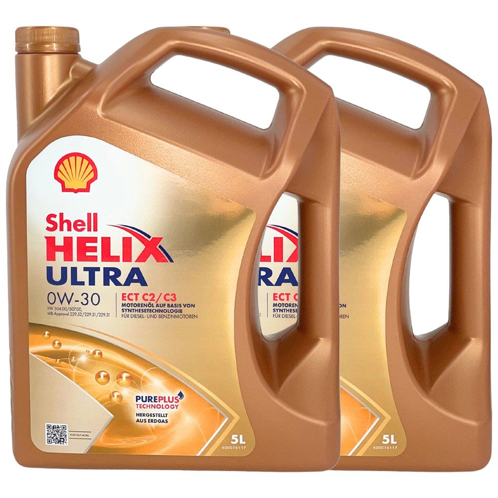 Shell Helix Ultra ECT C2 C3 0W-30 2x5 Liter