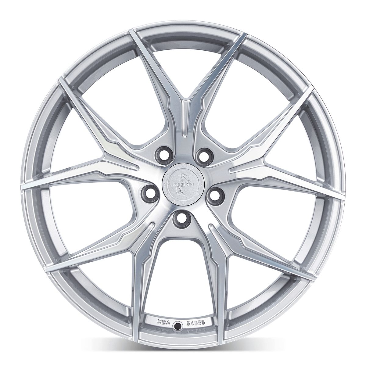 KESKIN KT19N silver front polished 8.5Jx19 5x112 ET30