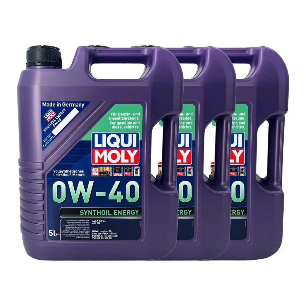 Liqui Moly Synthoil Energy 0W-40 3x5 Liter