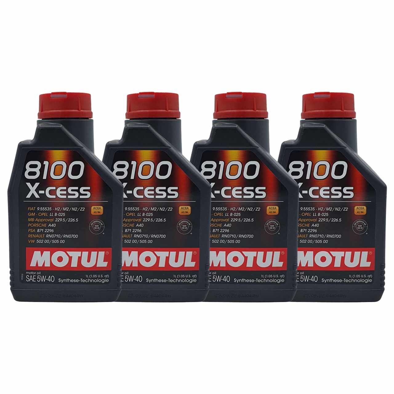 Motul 8100 X-cess GEN2 5W-40 4x1 Liter