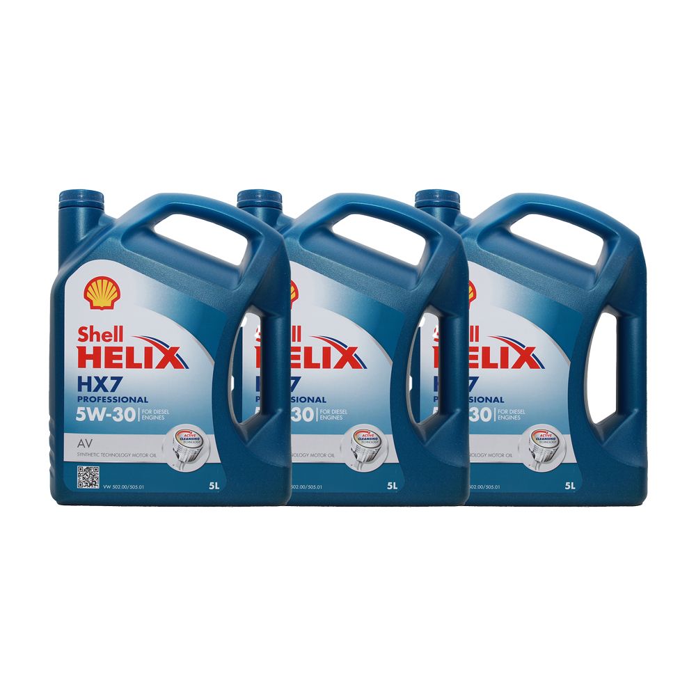 Shell Helix HX7 Professional AV 5W-30 3x5 Liter