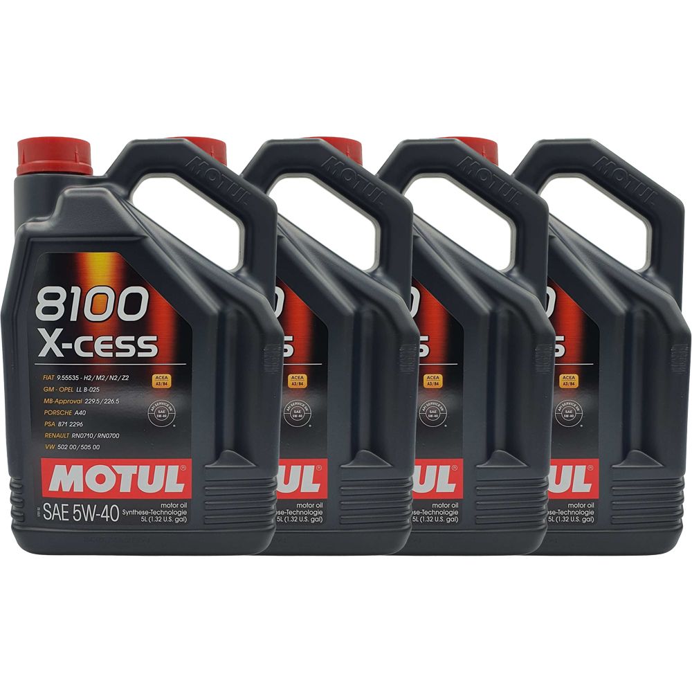 Motul 8100 X-cess 5W-40 4x5 Liter