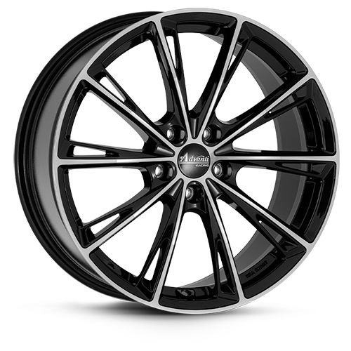 OXXO WHEELS PREDATOR BLACK black polished 8.5Jx20 5x112 ET45