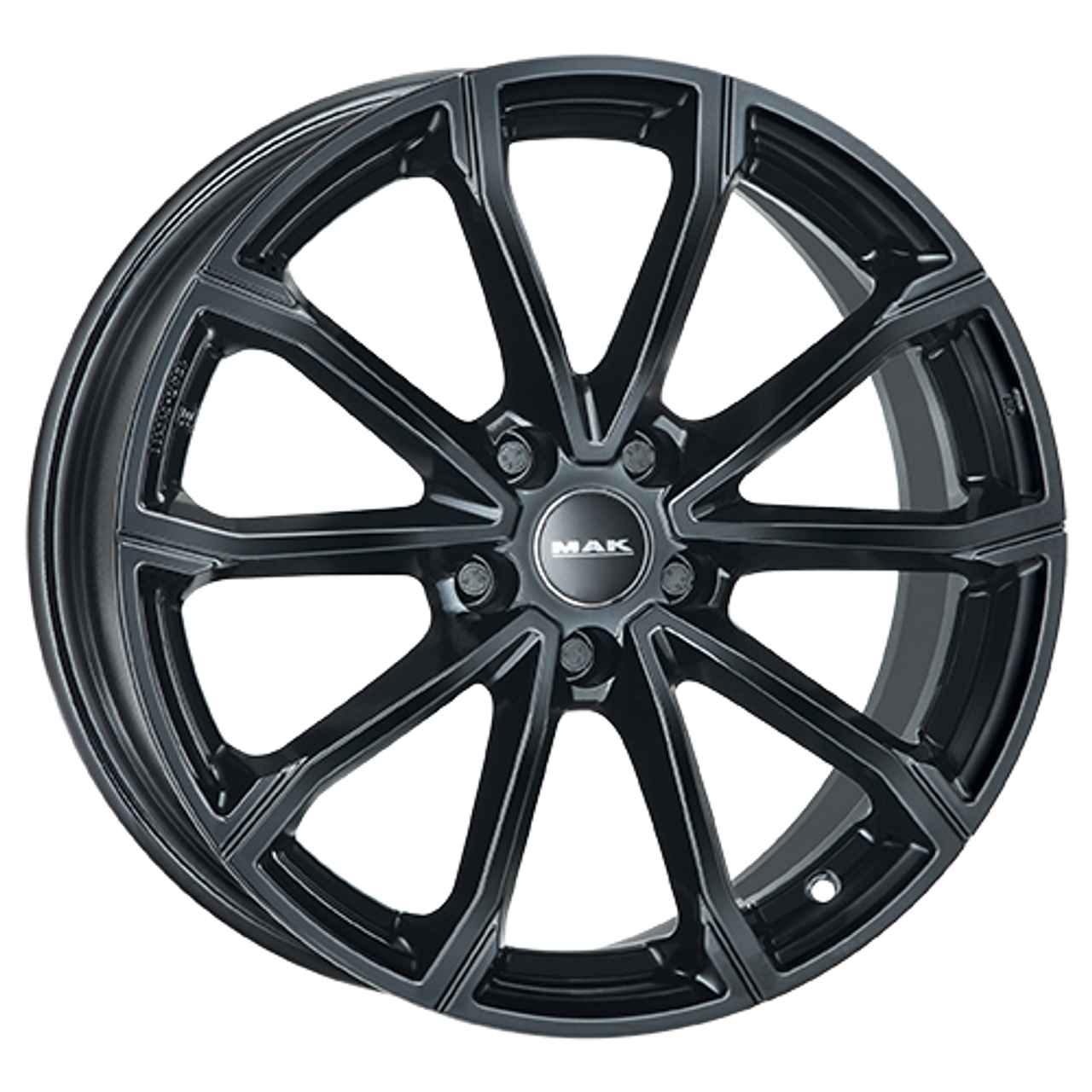 MAK DAVINCI gloss black 8.0Jx19 5x112 ET30