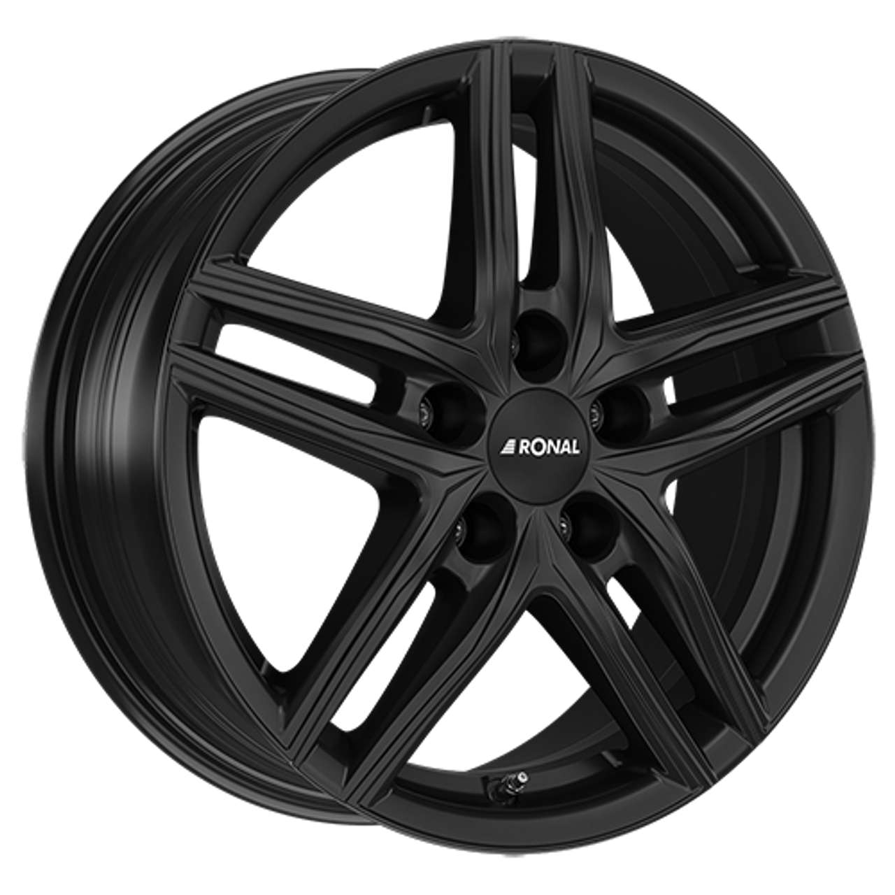 RONAL RONAL R65-5 jetblack-matt 6.5Jx16 5x108 ET50