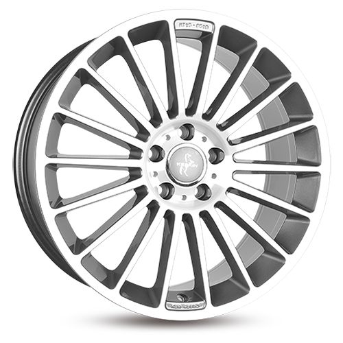 KESKIN KT15 SPEED palladium front polished 8.5Jx19 5x112 ET30