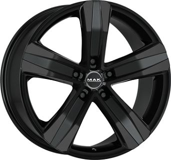 MAK STONE 5 gloss black 7.5Jx18 5x130 ET58