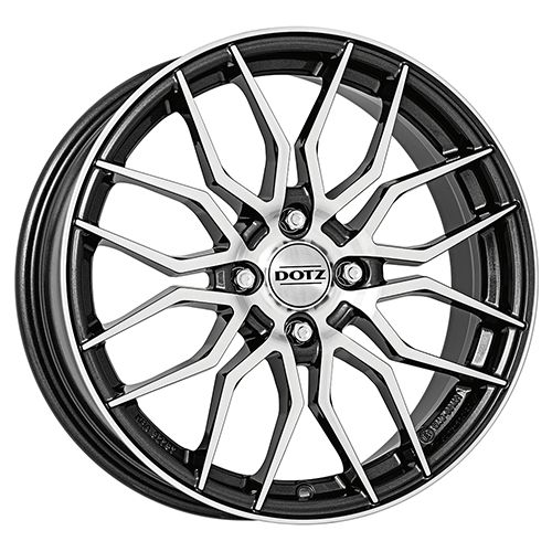 DOTZ LIMEROCK DARK gunmetal poliert 6.5Jx16 4x108 ET20